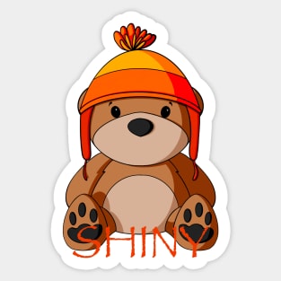 Shiny Teddy Bear Sticker